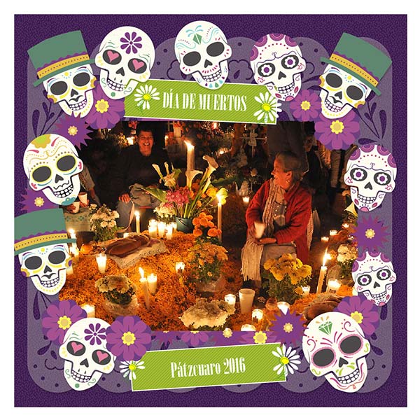 Marco para fotos Día de Muertos