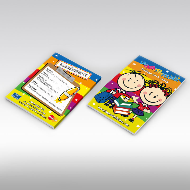 Diseño de catálogo 2016 La Casa del Folder